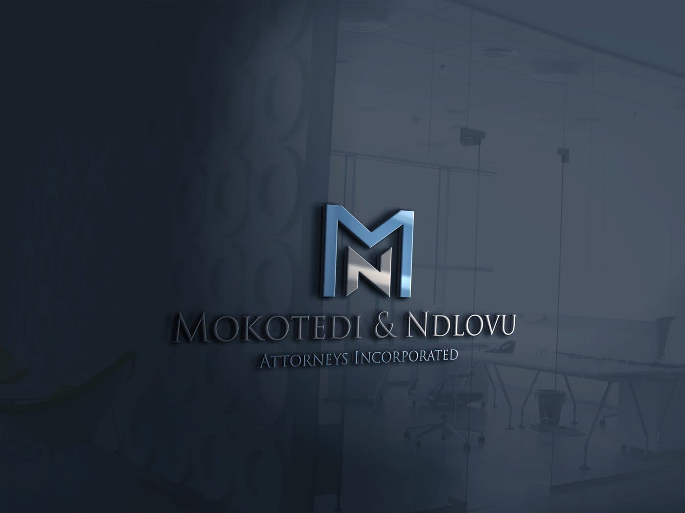 Mokotedi & Ndlovu Attorneys signage at the Sandton office